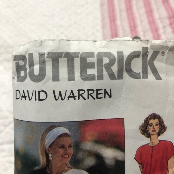 Butterick David Warren Dress Pattern 5434 - 12/14/16 cut to 16 - Picture 2 of 7